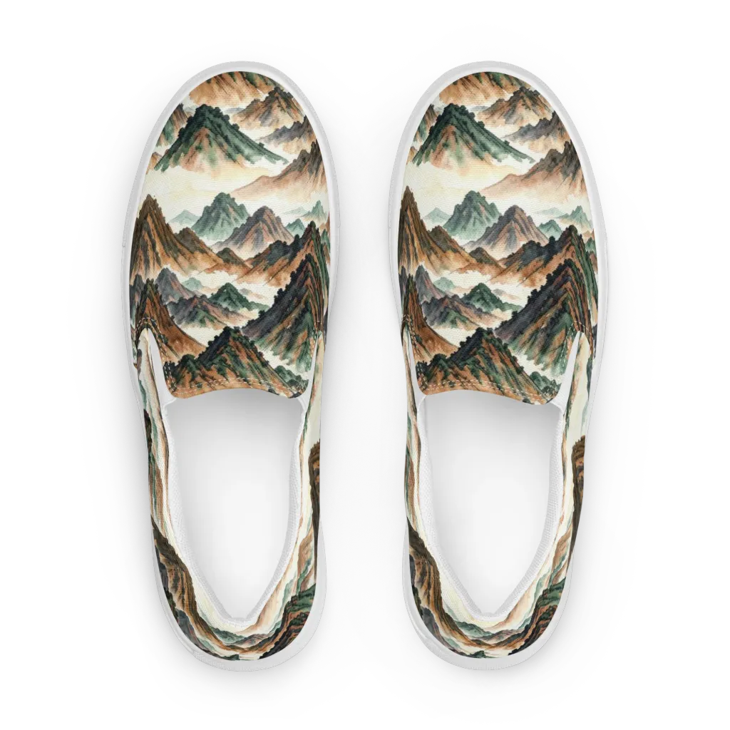 Cloudline Ascent on Men's Slip-On Canvas Shoes — Front