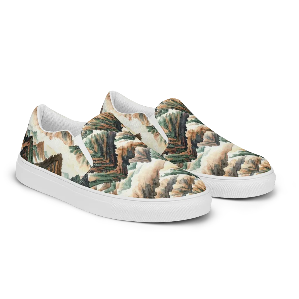Cloudline Ascent on Men's Slip-On Canvas Shoes — Right Front