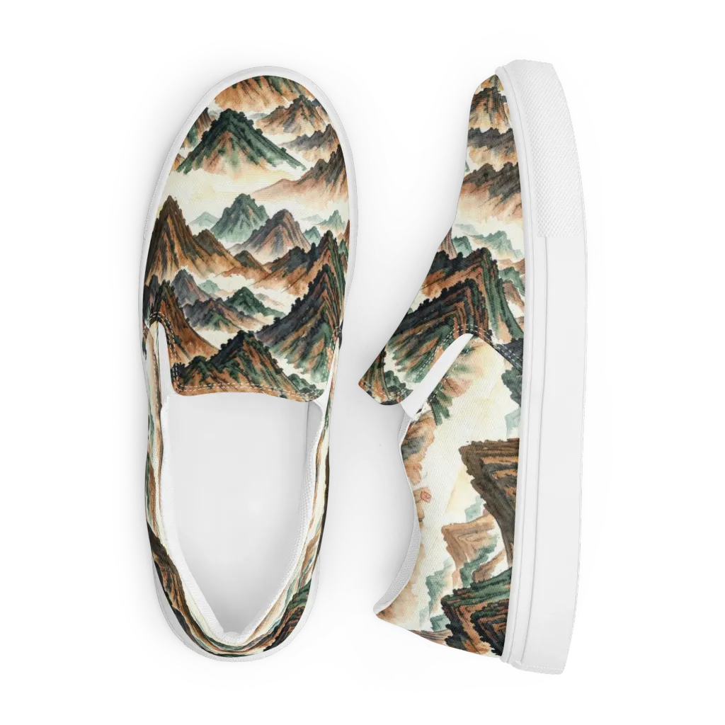 Cloudline Ascent on Men's Slip-On Canvas Shoes — Front