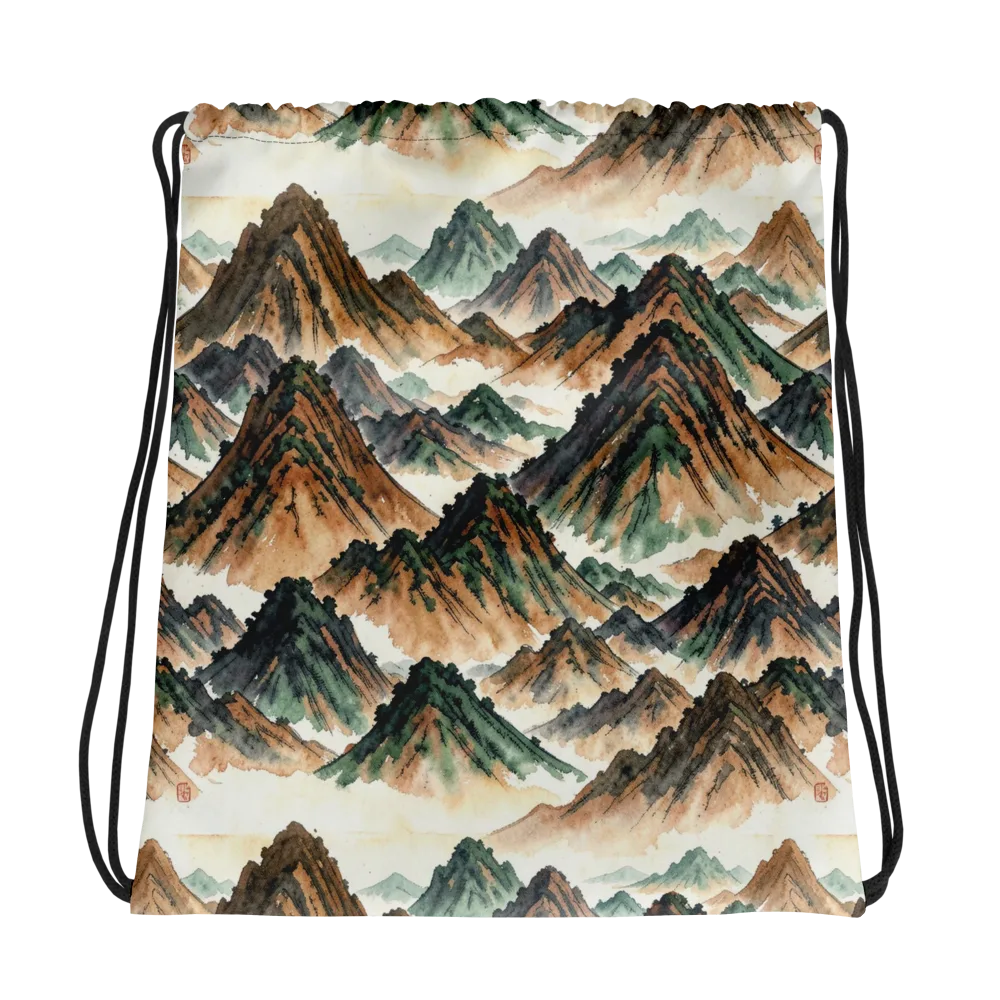 Cloudline Ascent on Drawstring Bag — Photo