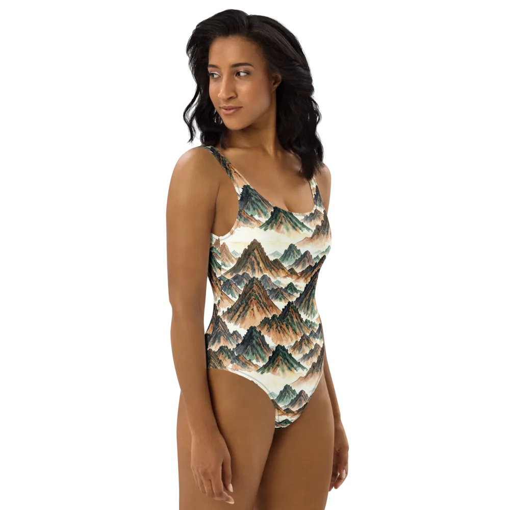 Cloudline Ascent on One-Piece Swimsuit — Right