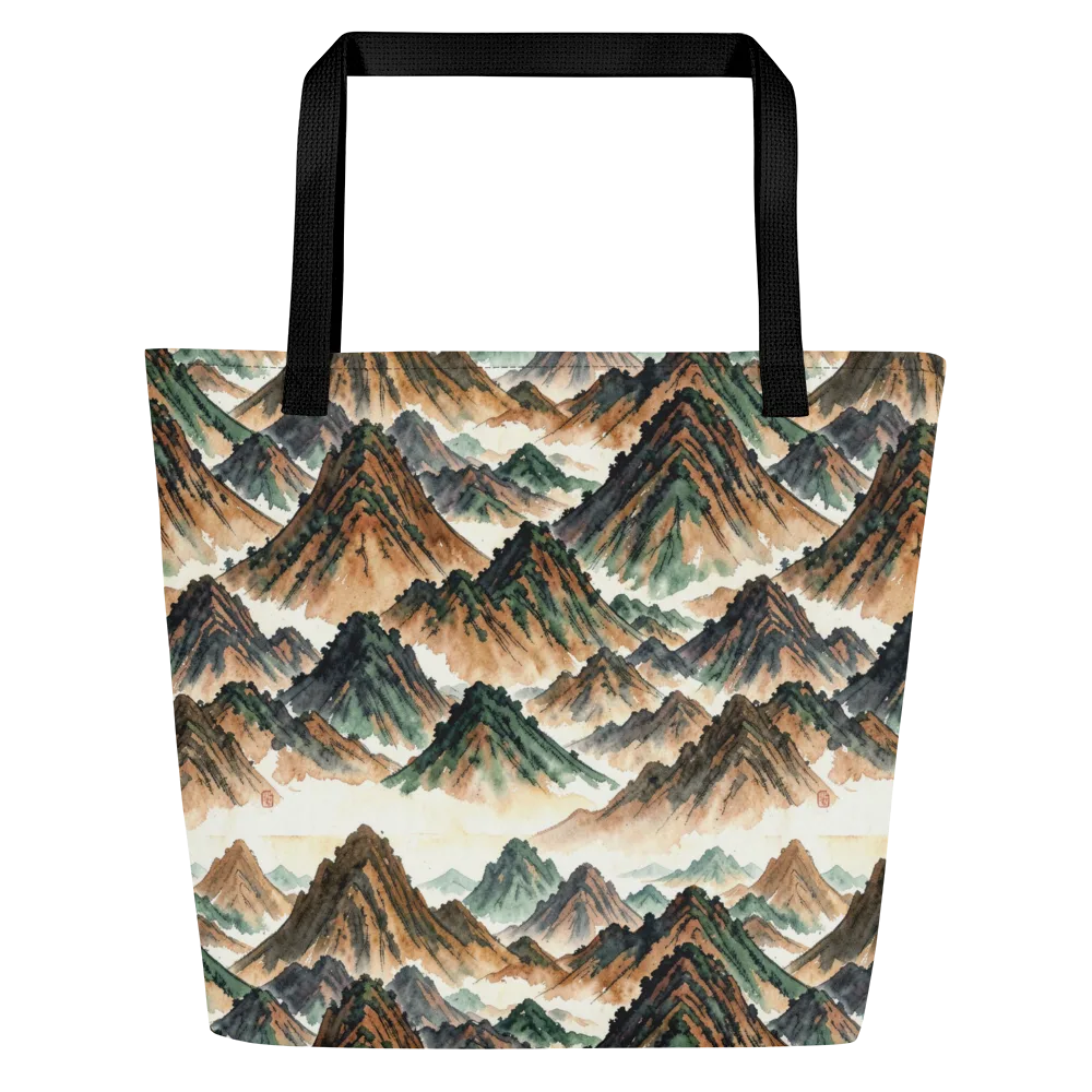Cloudline Ascent on Large Tote Bag W/ Pocket — Front
