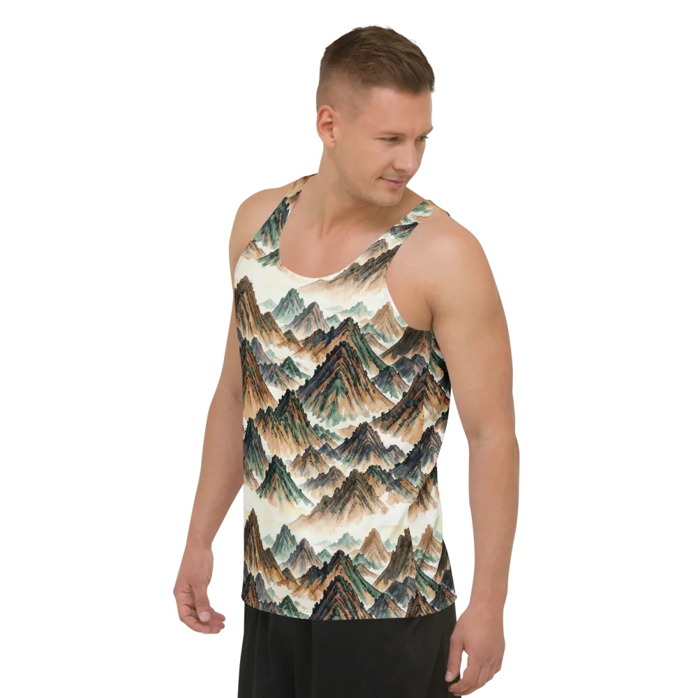 Cloudline Ascent on Men's Tank Top — Left Front