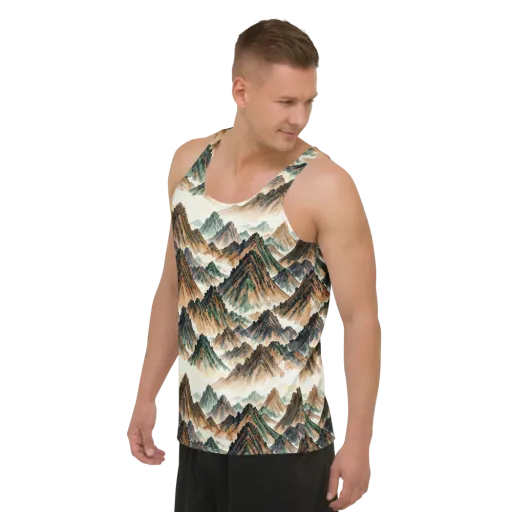 Cloudline Ascent on a Men's Tank Top