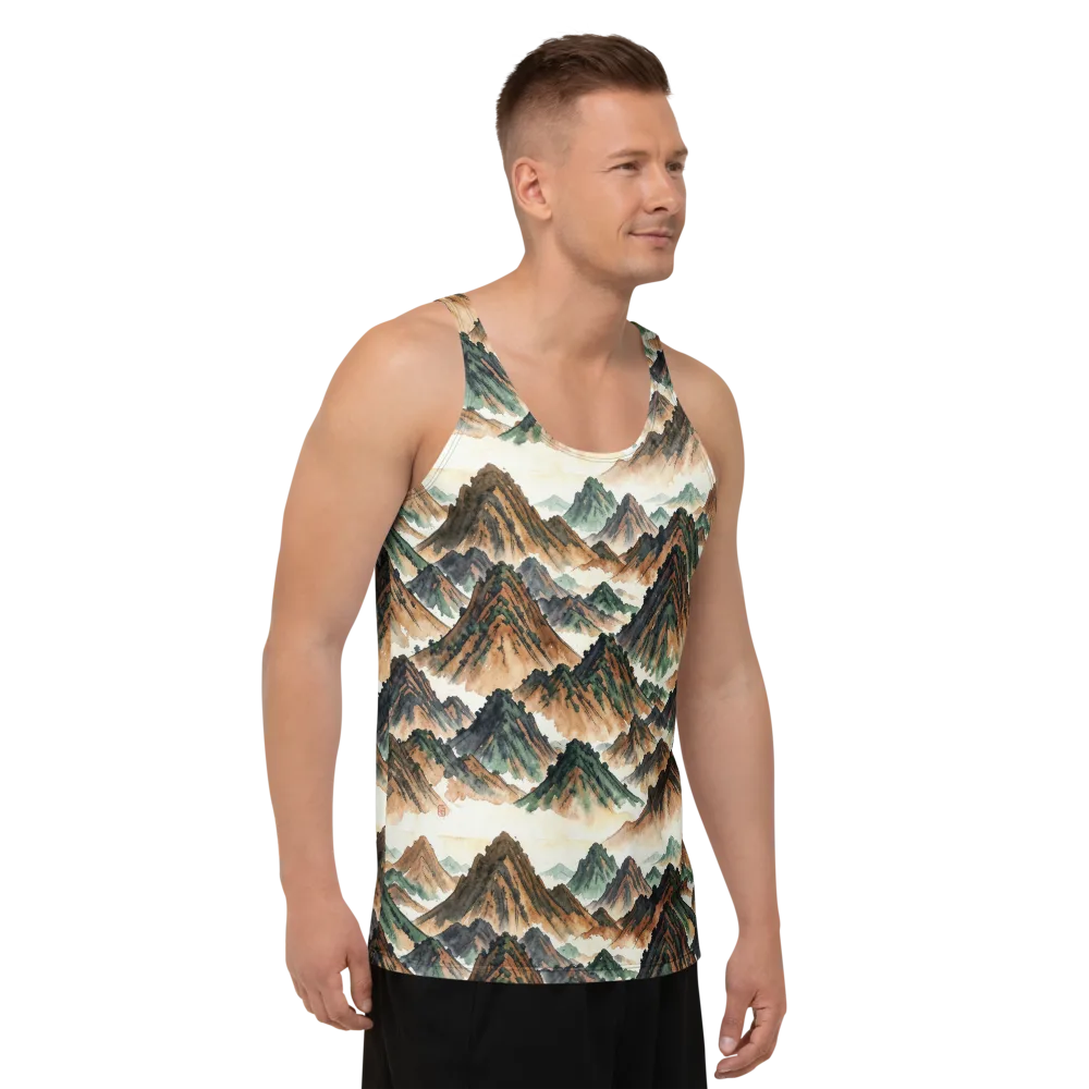 Cloudline Ascent on Men's Tank Top — Right Front