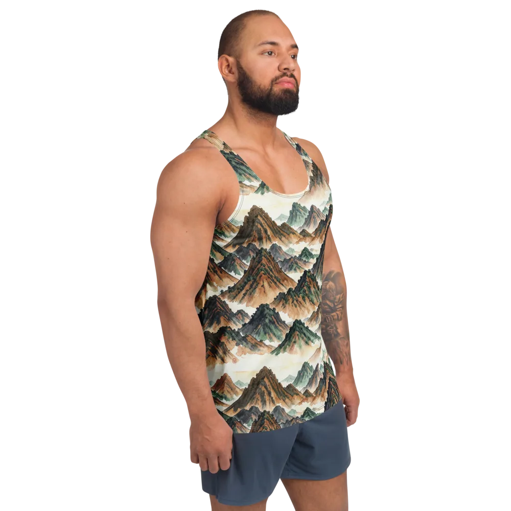 Cloudline Ascent on Men's Tank Top — Right Front