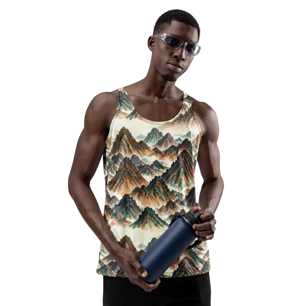Cloudline Ascent on Men's Tank Top — Front