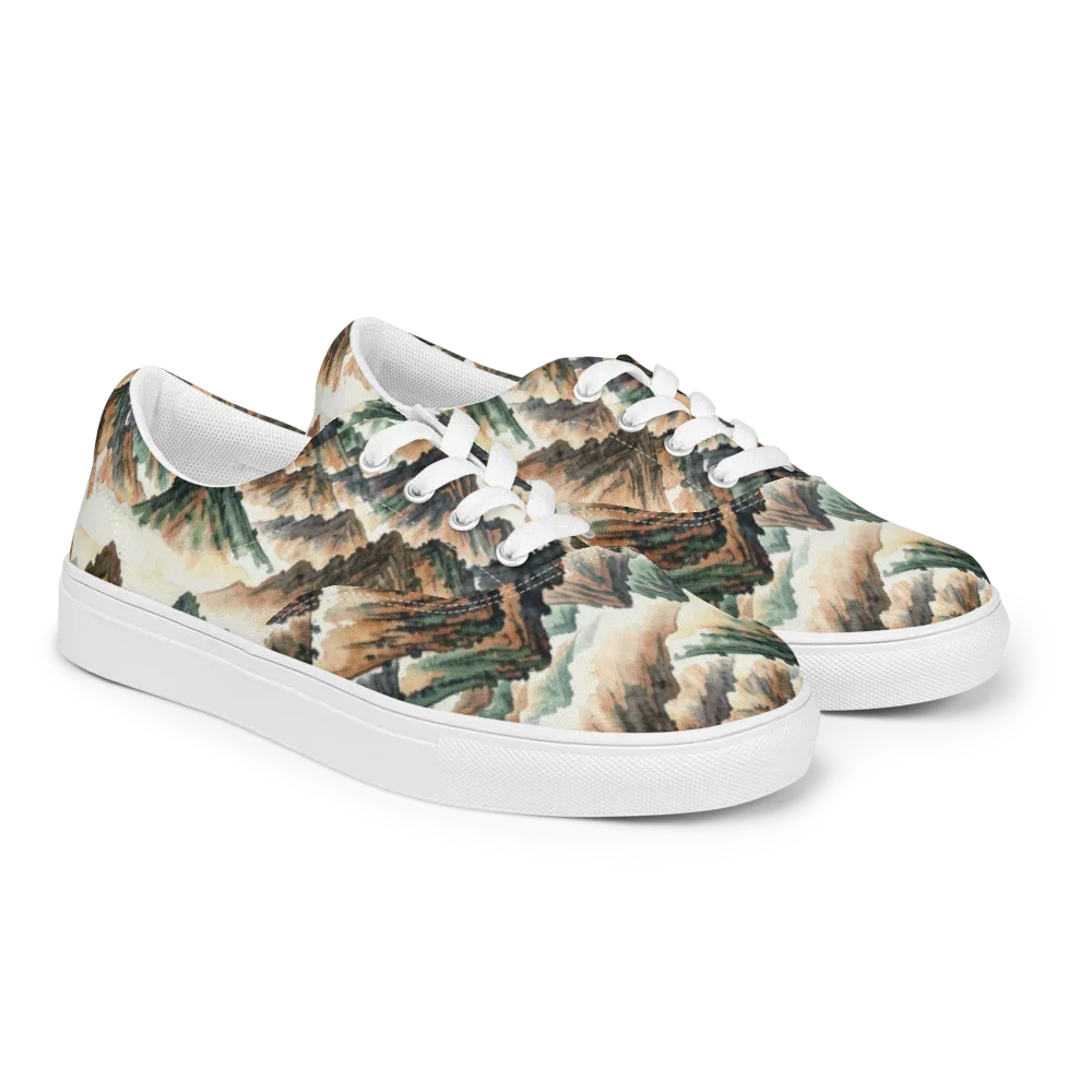 Cloudline Ascent on Men's Lace-Up Canvas Shoes — Right Front