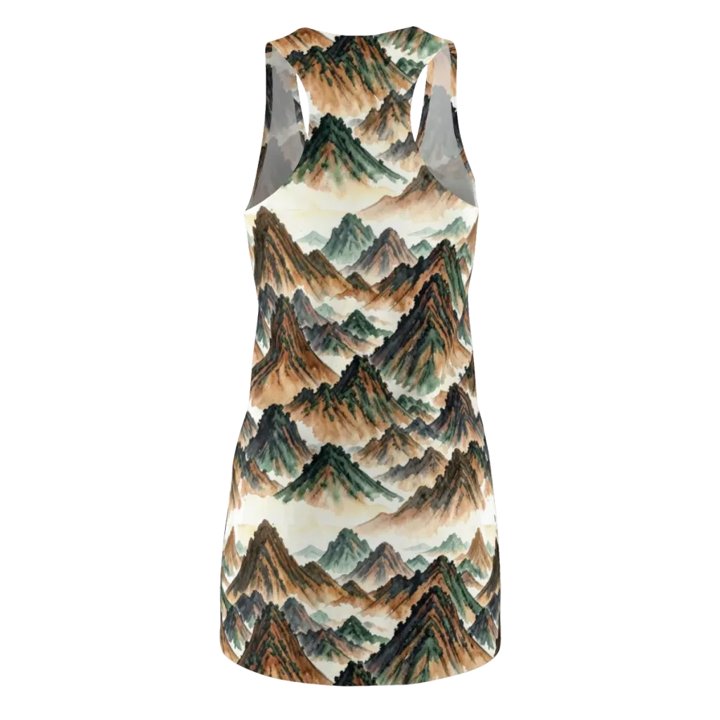 Cloudline Ascent on Racerback Dress — Back