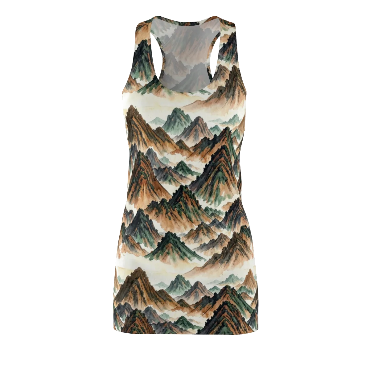 Cloudline Ascent on Racerback Dress — Front