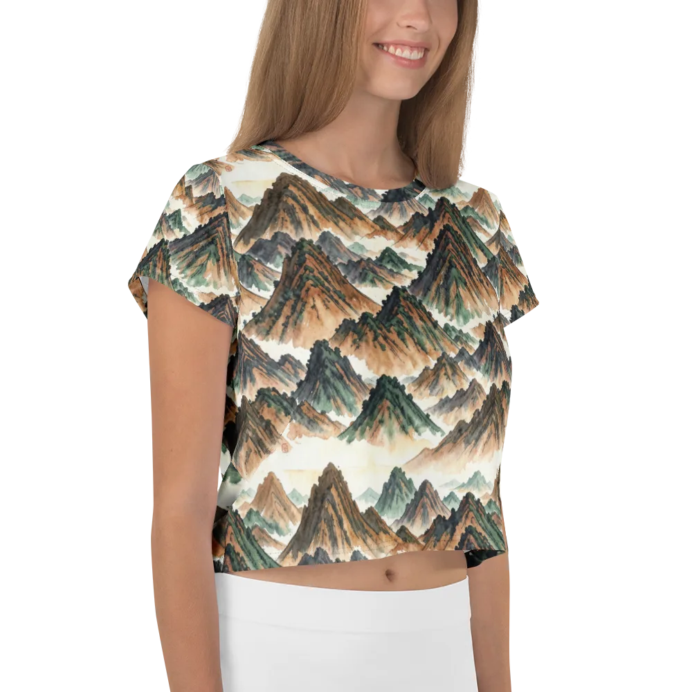 Cloudline Ascent on Crop Tee — Right