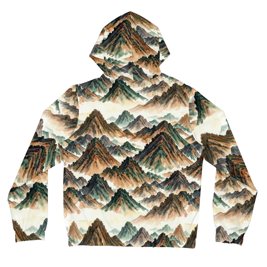 Cloudline Ascent on Women's Full-Zip Hoodie — Back