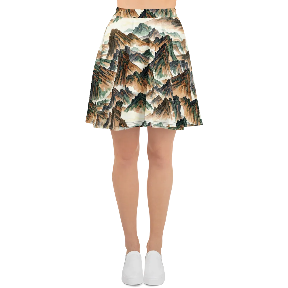 Cloudline Ascent on Skater Skirt — Front