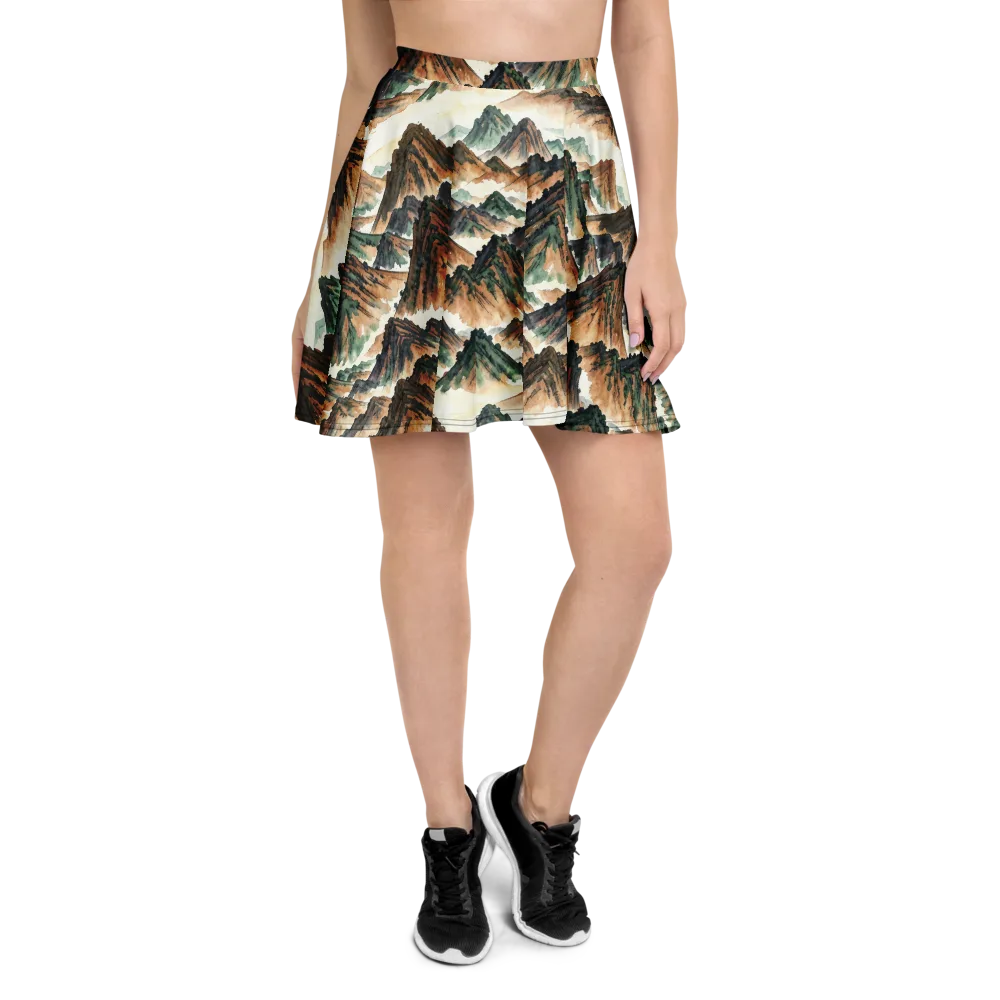 Cloudline Ascent on Skater Skirt — Front