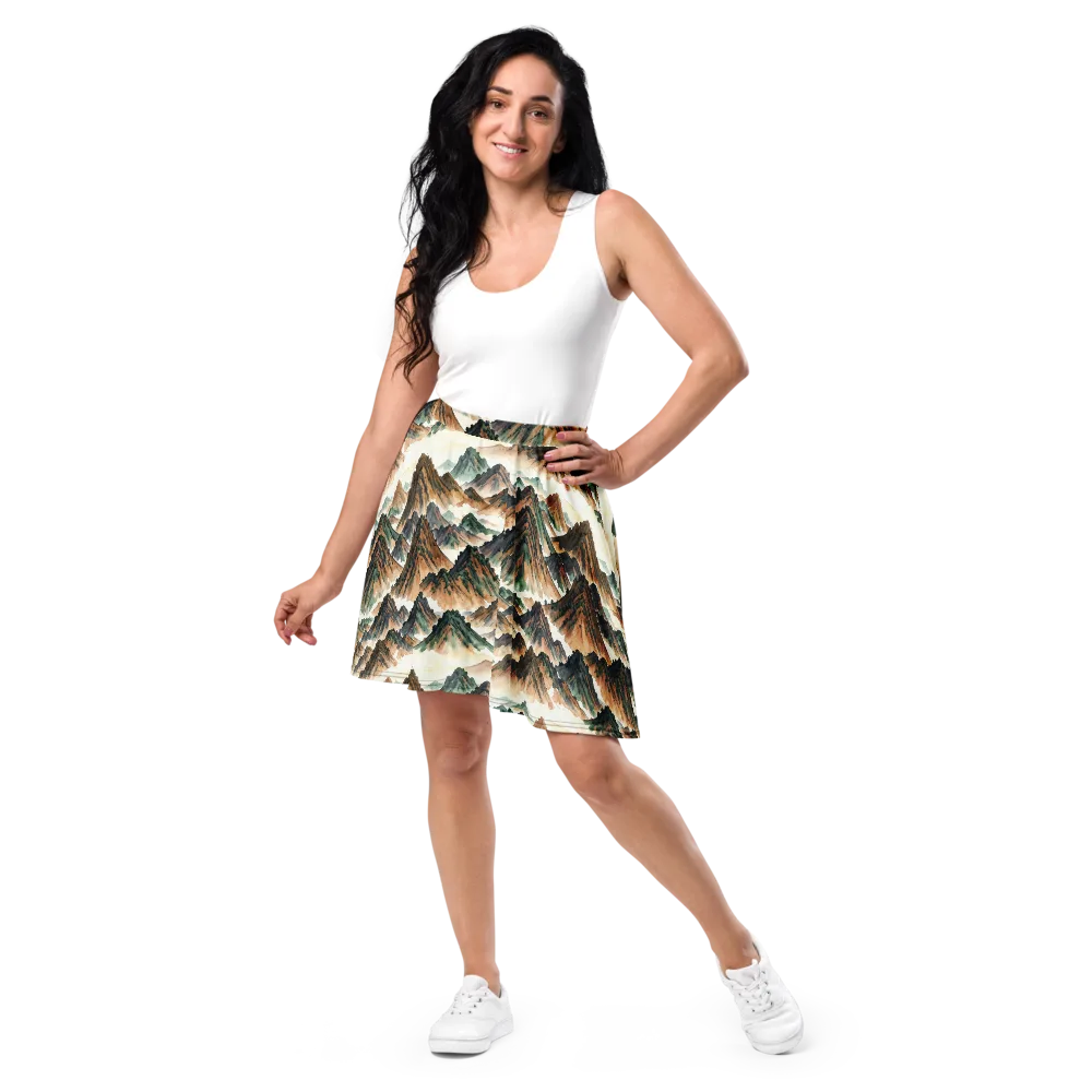 Cloudline Ascent on Skater Skirt — Front