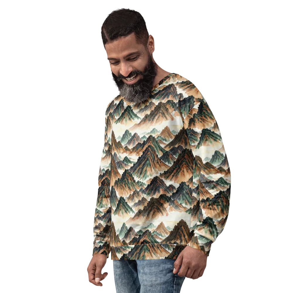 Cloudline Ascent on Sweatshirt — Left Front