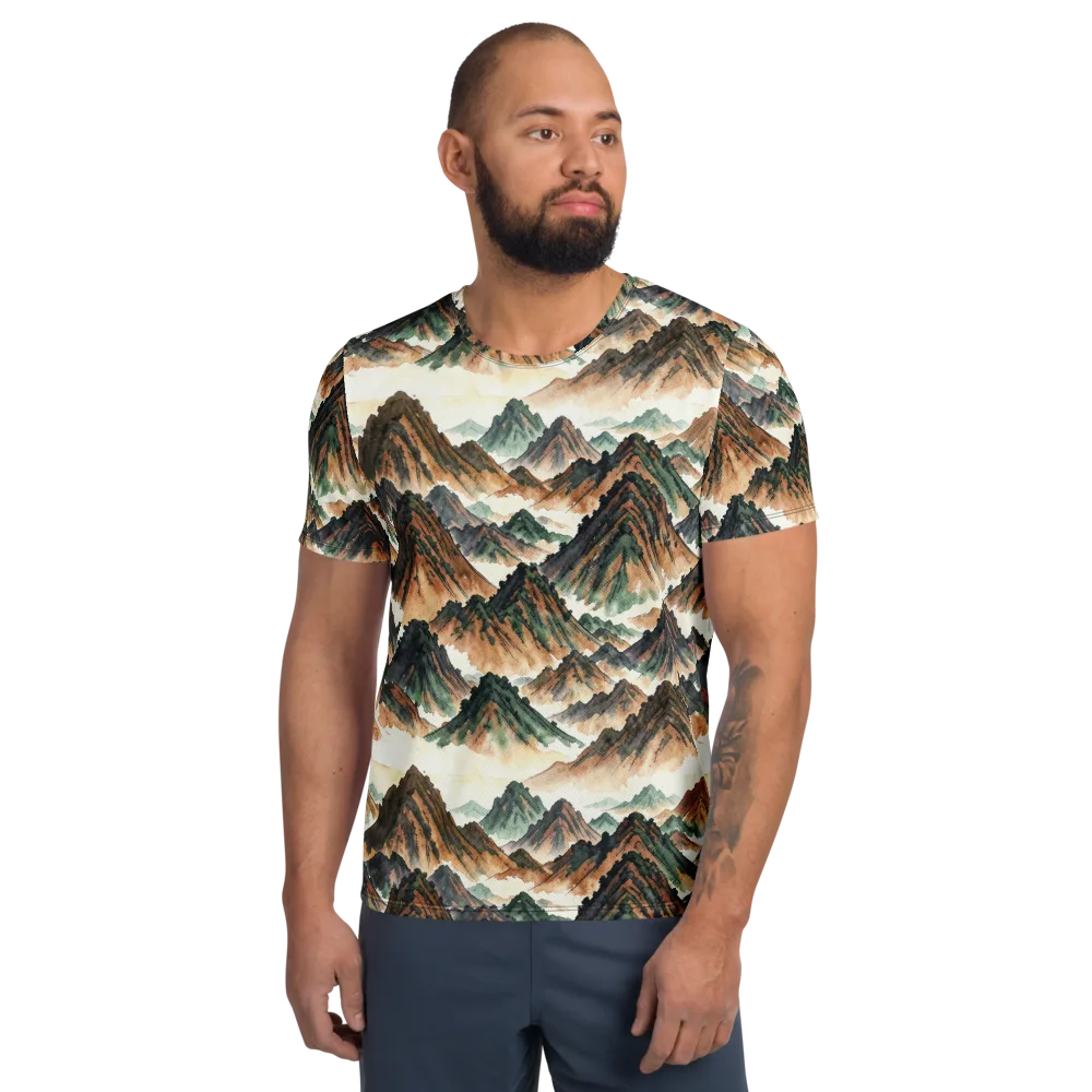 Cloudline Ascent on Men's Athletic T-Shirt — Front