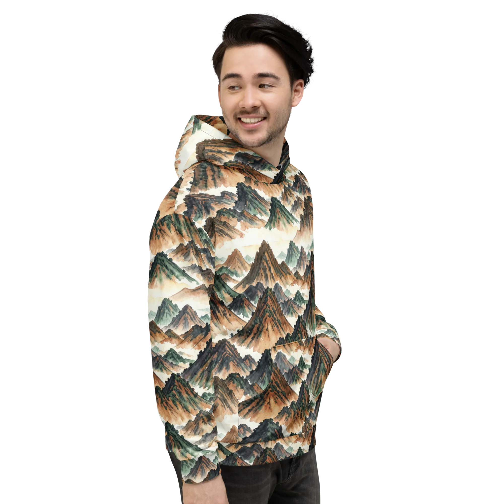 Cloudline Ascent on Hoodie — Right