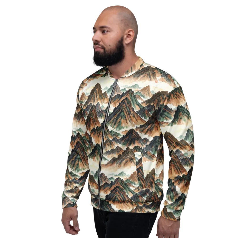 Cloudline Ascent on Bomber Jacket — Left