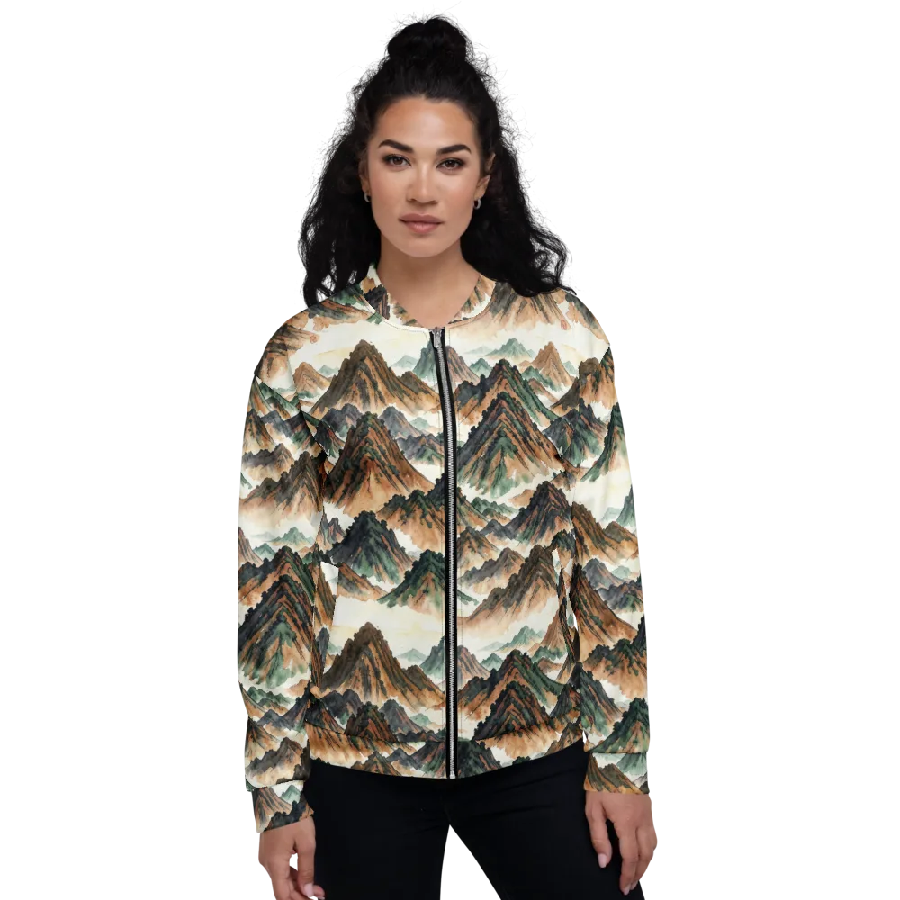 Cloudline Ascent on Bomber Jacket — Front