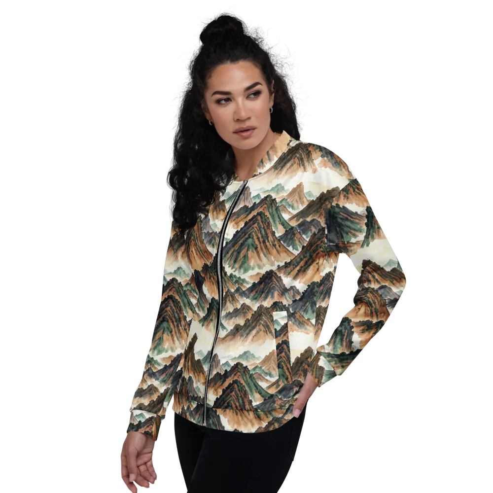 Cloudline Ascent on Bomber Jacket — Left