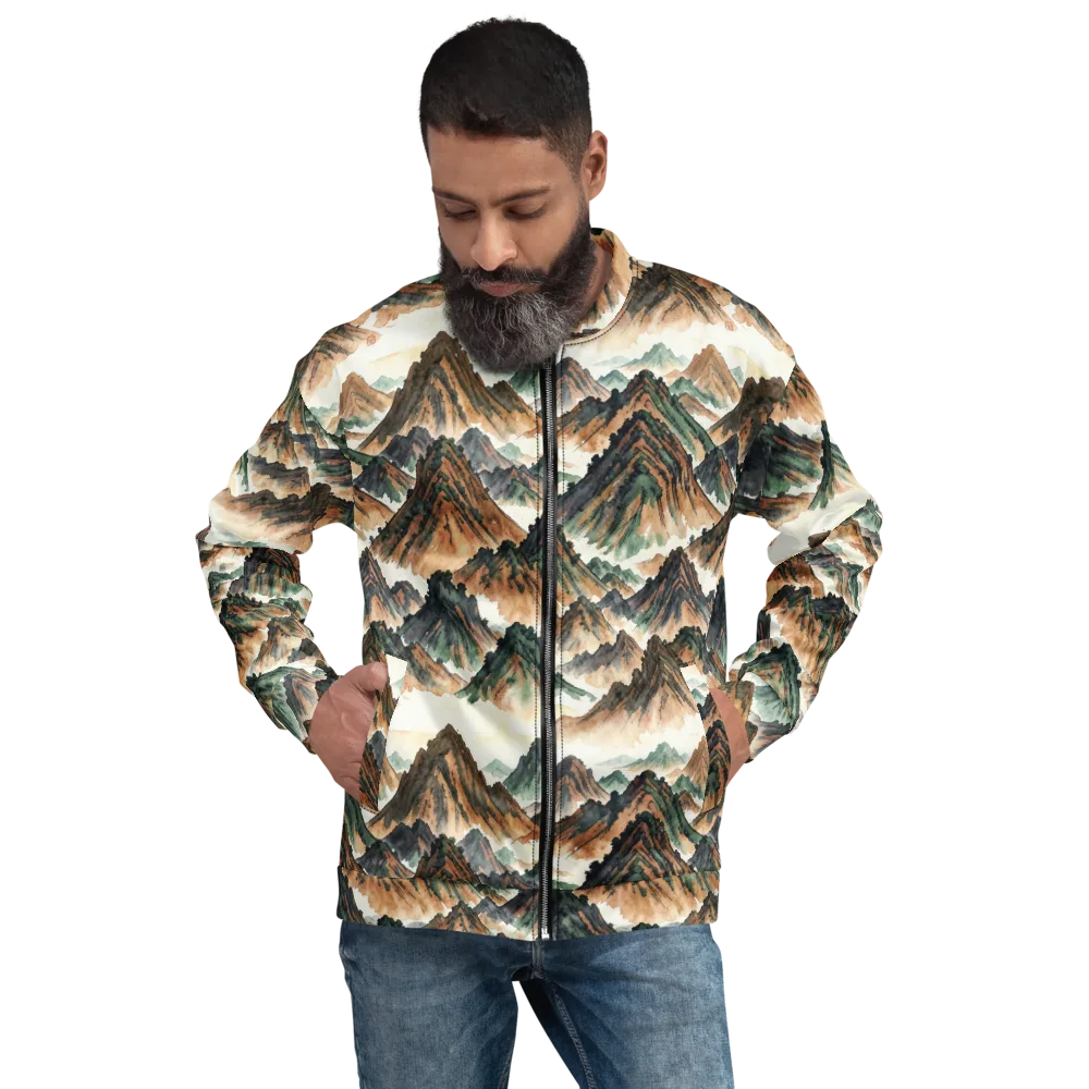Cloudline Ascent on Bomber Jacket — Front