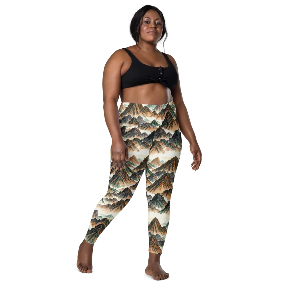 Cloudline Ascent on Leggings with Pockets — Front