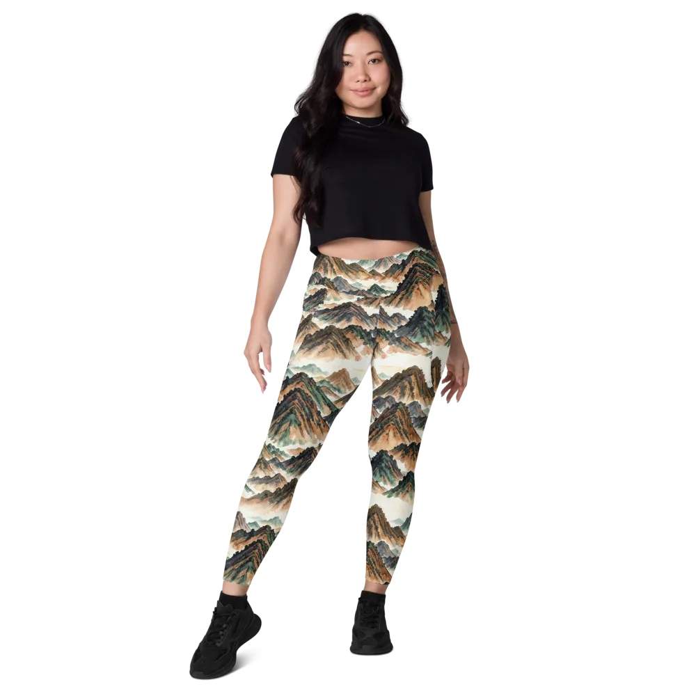 Cloudline Ascent on Leggings with Pockets — Front