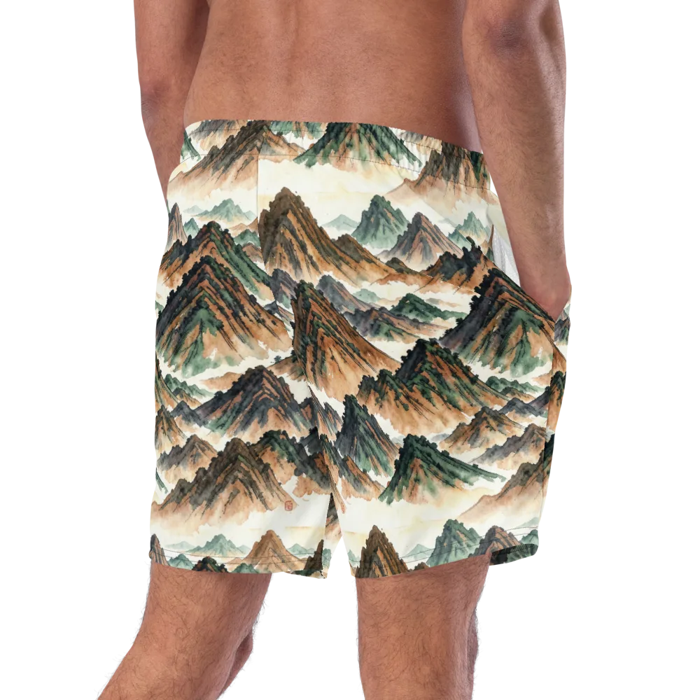Cloudline Ascent on Swim Trunks — Right Back