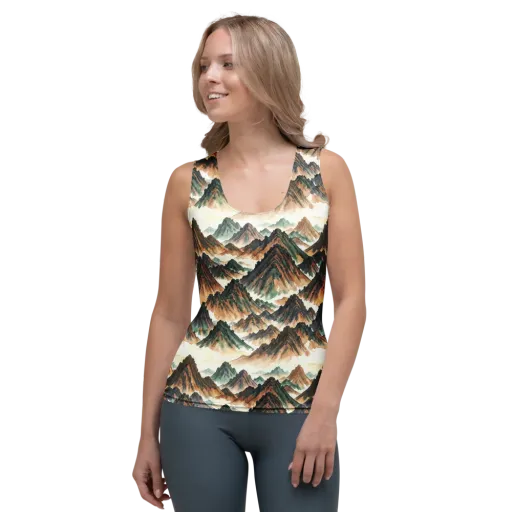 Cloudline Ascent on a Women's Tank Top