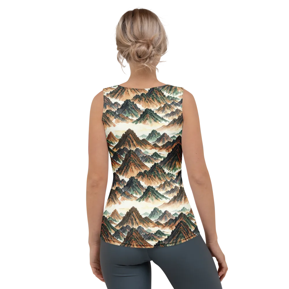 Cloudline Ascent on Women's Tank Top — Back