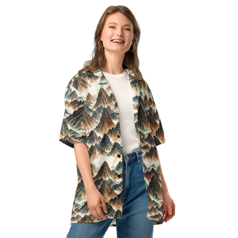 Cloudline Ascent on Button Shirt — Front