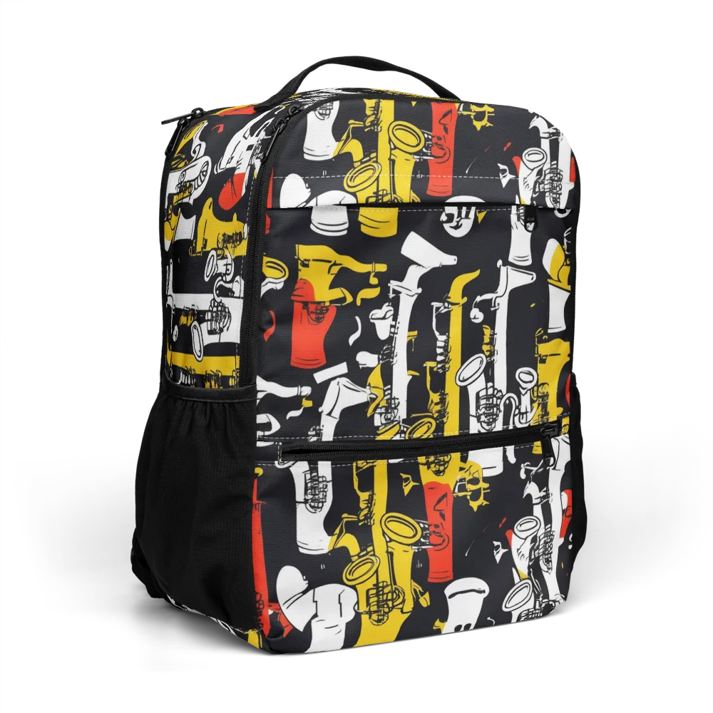 Brassline Riot on Utility Backpack — Right Front