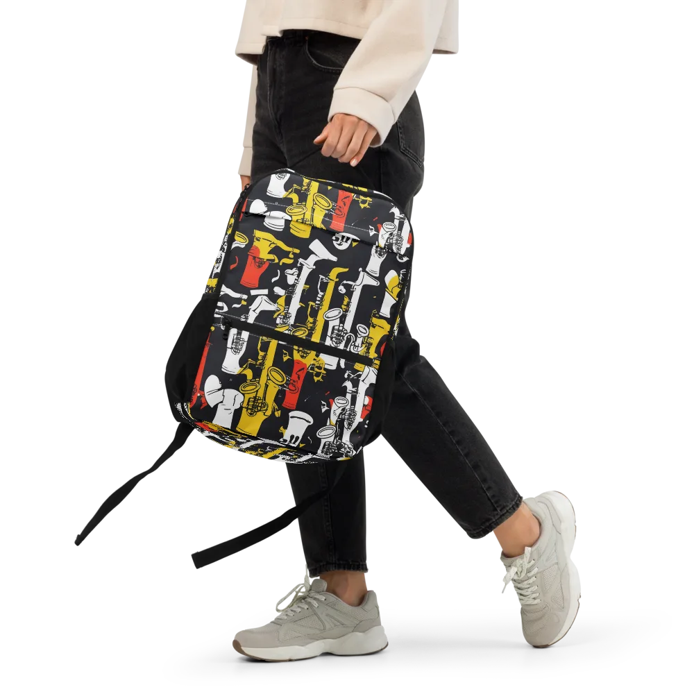 Brassline Riot on Utility Backpack — Front