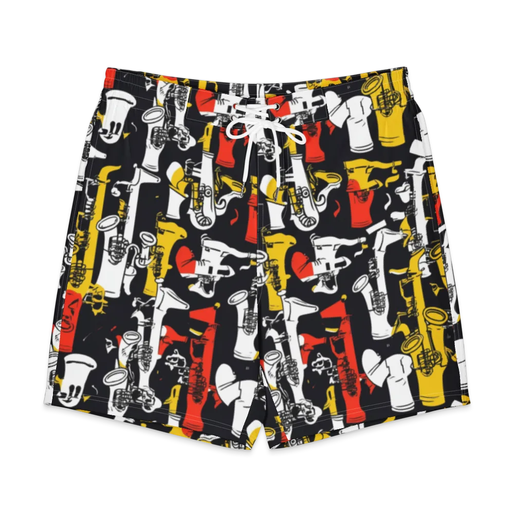 Brassline Riot on Men's Board Shorts — Front
