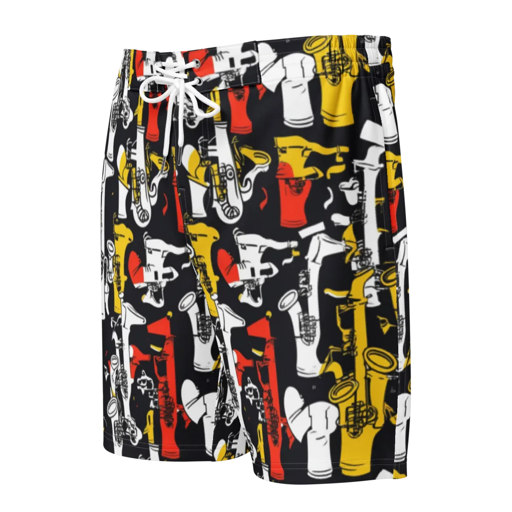 Brassline Riot on Men's Board Shorts — Front