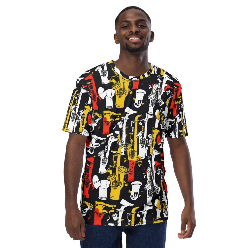Brassline Riot on Men's Crew Neck T-Shirt — Front