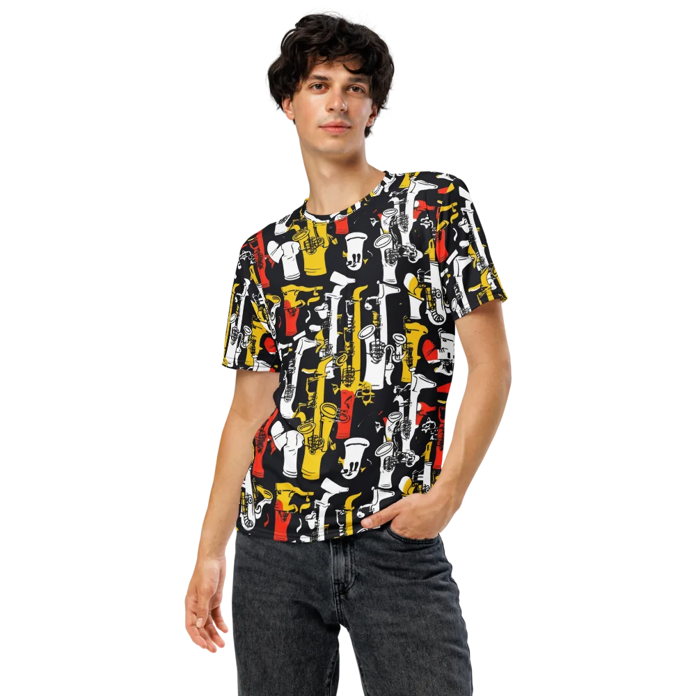 Brassline Riot on Men's Crew Neck T-Shirt — Front