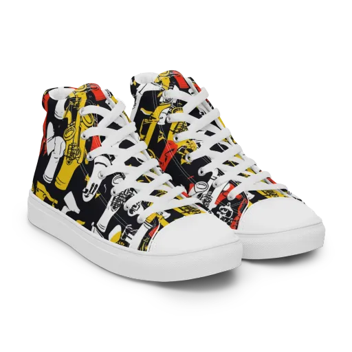 Brassline Riot on a Women's High Top Canvas Shoes