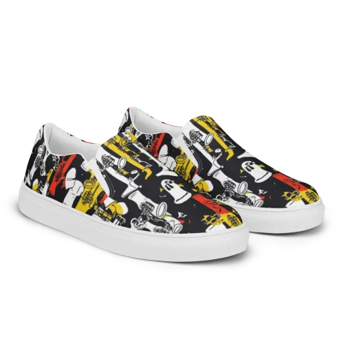 Brassline Riot on a Men's Slip-On Canvas Shoes