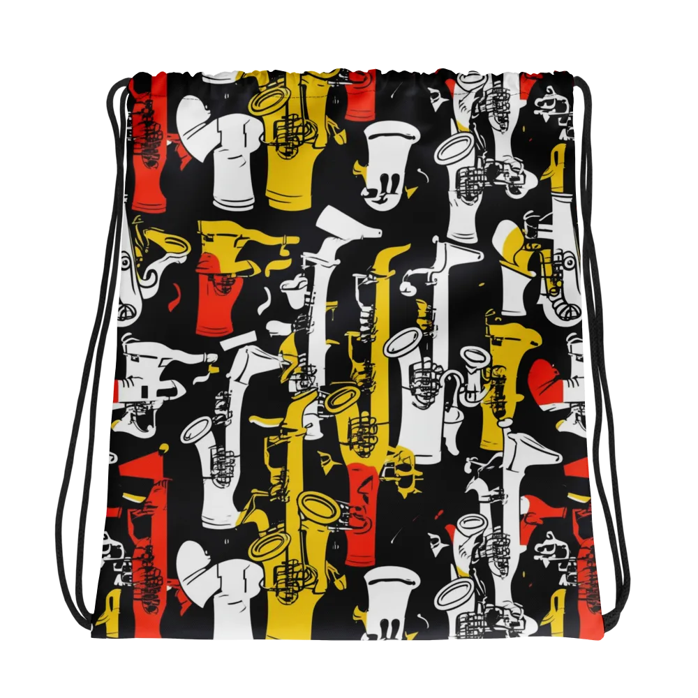 Brassline Riot on Drawstring Bag — Photo