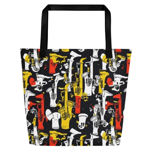 Brassline Riot on a Large Tote Bag W/ Pocket