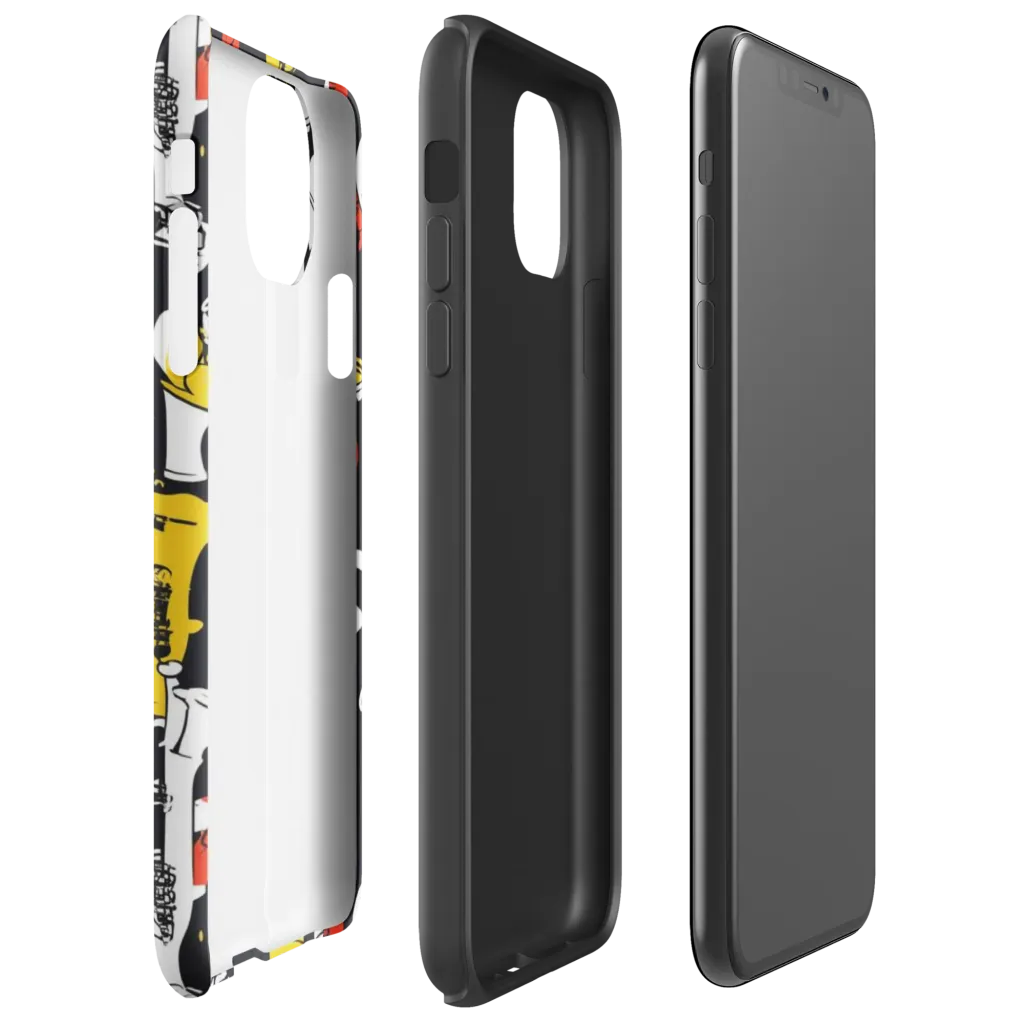 Brassline Riot on Tough Case for iPhone® — Right