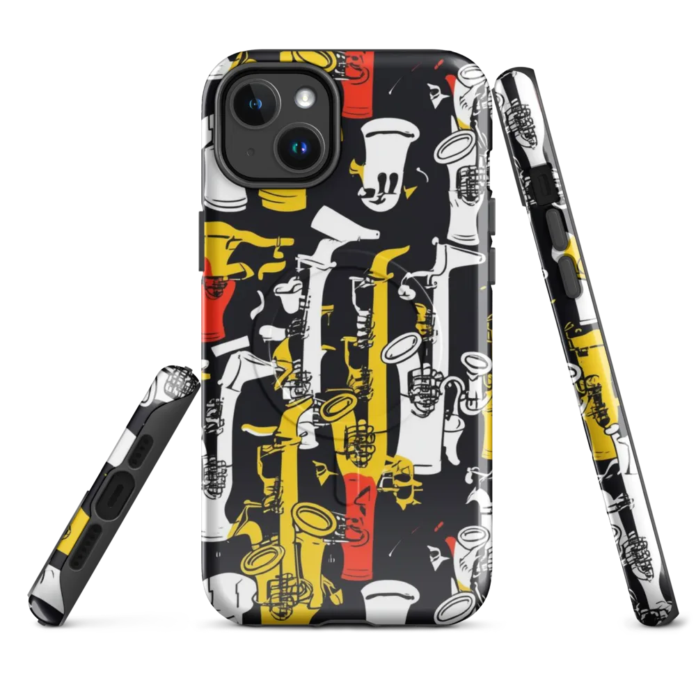 Brassline Riot on MagSafe Tough Case for iPhone® — Front