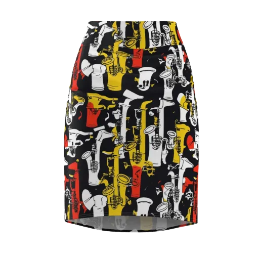 Brassline Riot on a Pencil Skirt