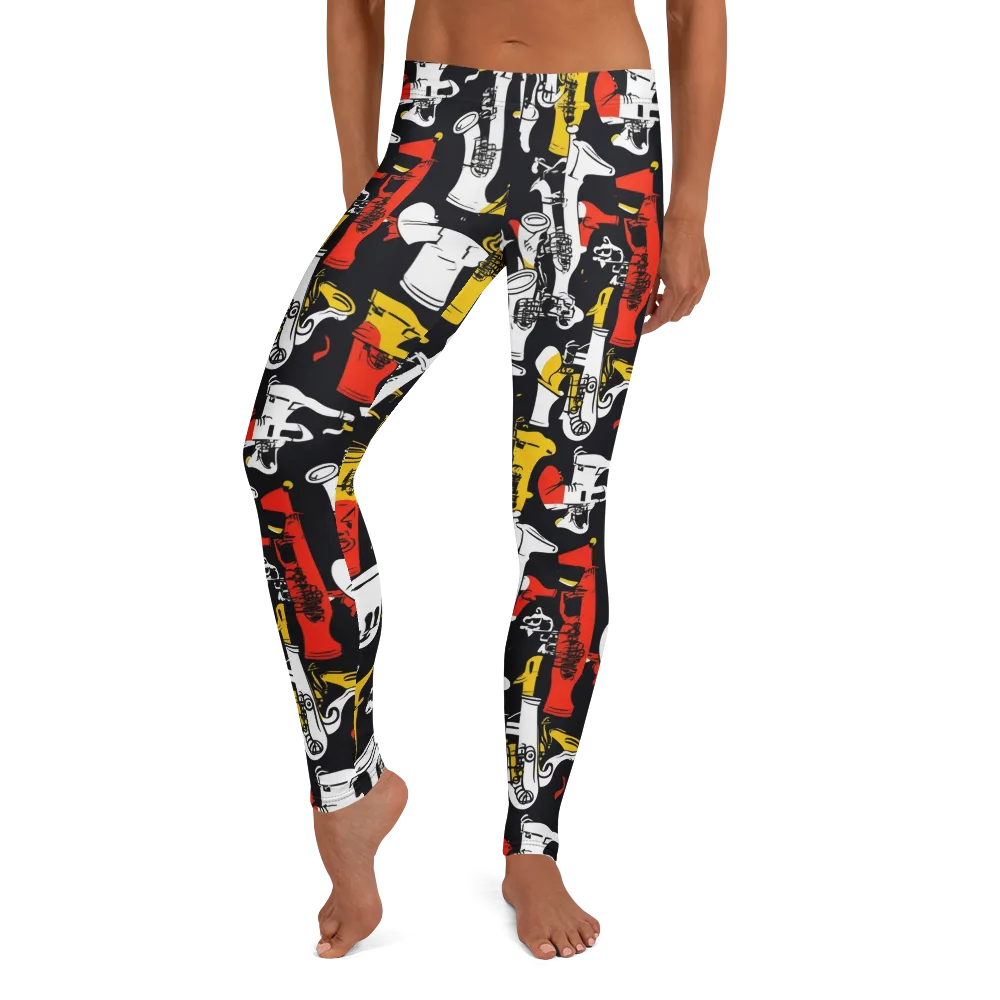 Brassline Riot on Leggings — Front