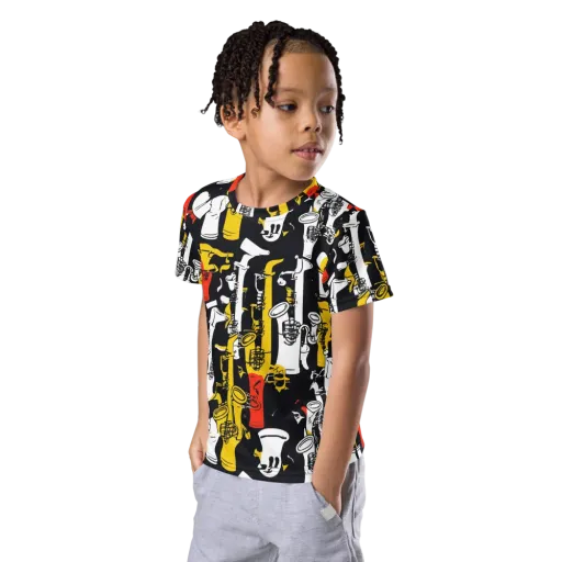 Brassline Riot on a Kids Crew Neck T-Shirt