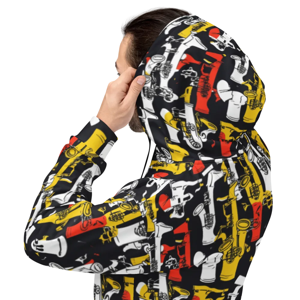Brassline Riot on Hoodie — Back
