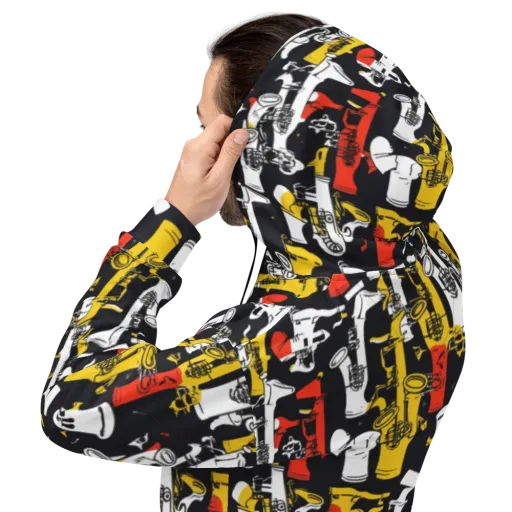 Brassline Riot on a Hoodie