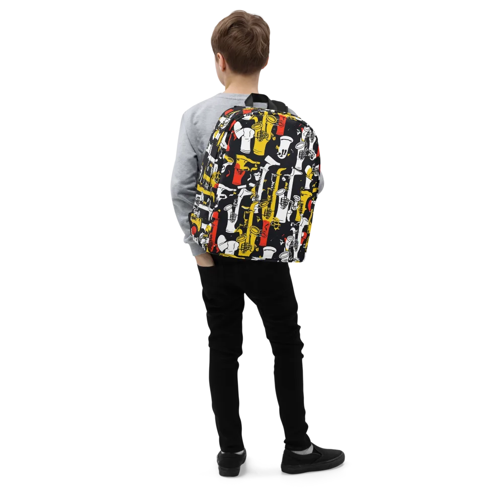 Brassline Riot on Minimalist Backpack — Right Front